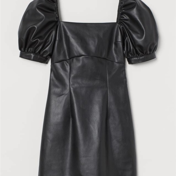 ❌FREE H&M faux leather fitted dress - Picture 8 of 8